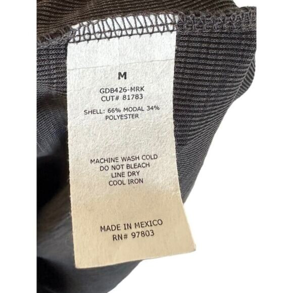 Nicole Miller Women's Sleeveless Knot Front Casual Midi Dress Size M Dark Gray - Picture 6 of 8